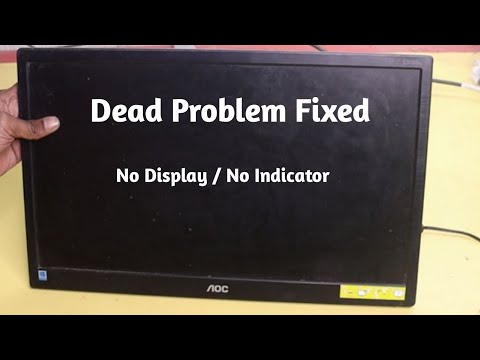 Dead AOC Monitor Repairing Full Guide in Hindi    AOC Monitor Power Supply Problem