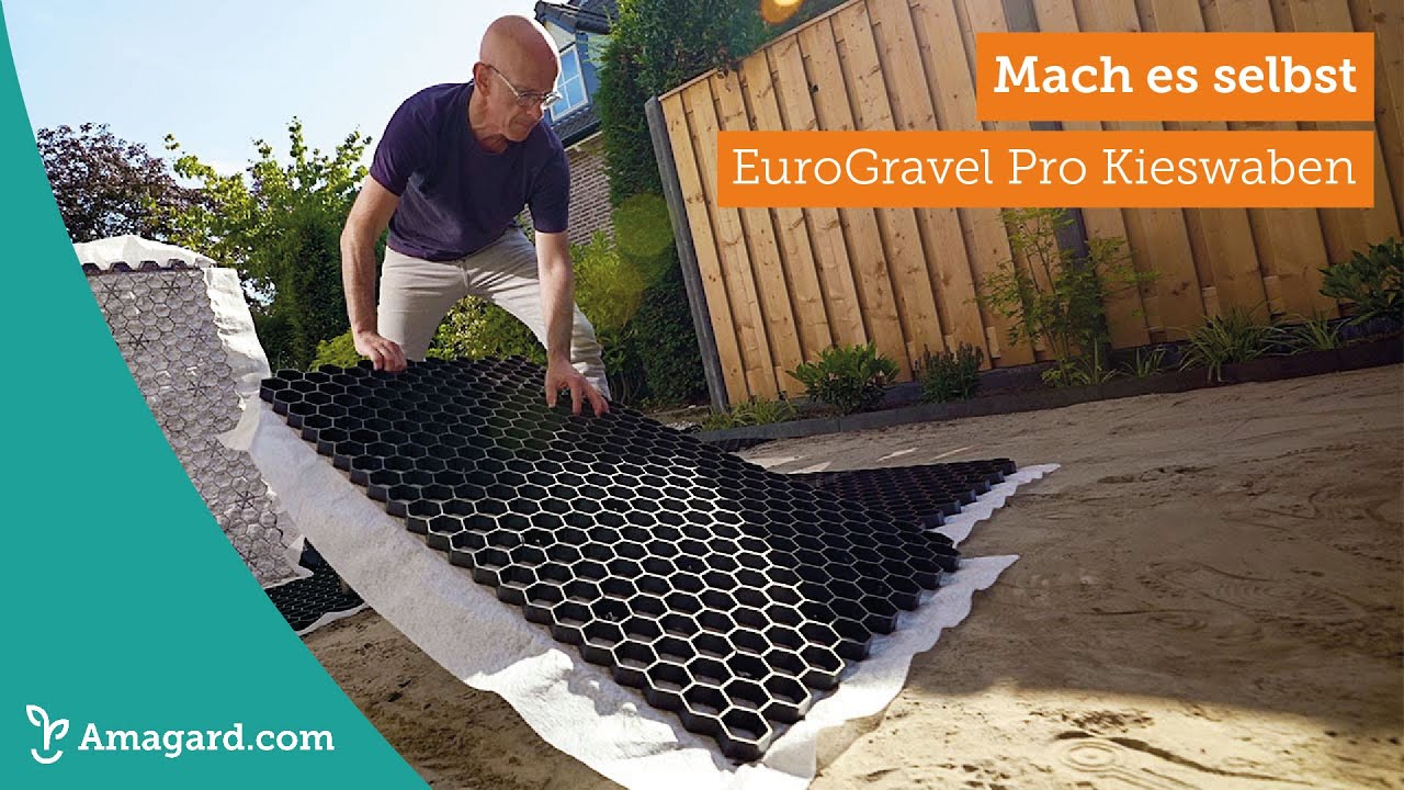 EuroGravel gravel grids: testing the load resistence with a truck