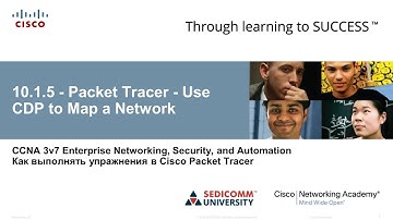 Курс Молодого Бойца Cisco Часть 3 2021 CCNA 3 ENSA 10.1.5 Packet Tracer – Use CDP to Map a Network