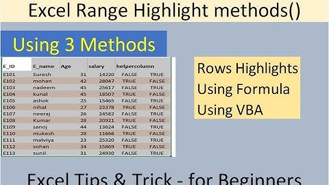 Highlight Alternate Rows in Excel using 3 Method I Highlight Alternate Rows I Technospark withManish