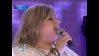 Video thumbnail of "TeleFama.com.ar Claudia Pirán cantó "Honrar la vida" en Soñando por cantar"