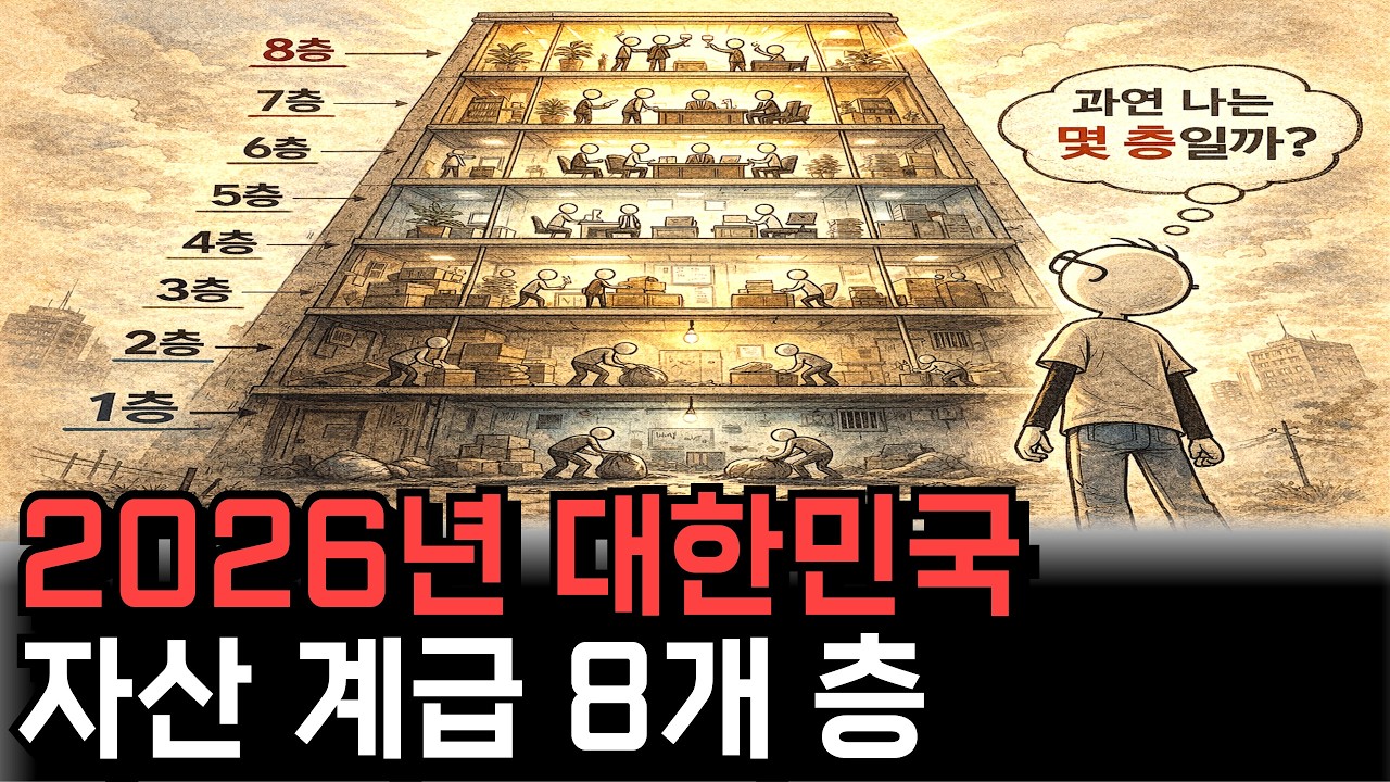 2026년 대한민국 자산별 계급. 여러분은 몇 층에 계십니까?