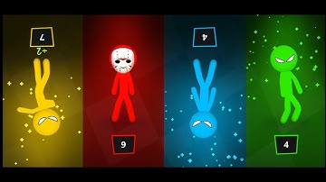 Stickman Party All Random Funny MINIGAMES 1 2 3 4 Player Games New Update 2022 Gameplay FAIL PLAY