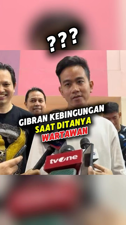 Gibran ditanya wartawan malah cengar cengir