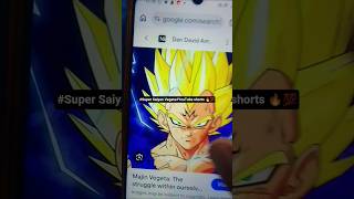#Super Saiyan Vegeta#YouTube shorts 🔥💯