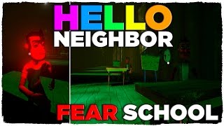 👉 ¡TERROR EN LA ESCUELA! | HELLO NEIGHBOR ALPHA 3 FEAR SCHOOL | MAPA SECRETO