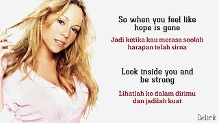 Hero Mariah Carey s Terjemahan