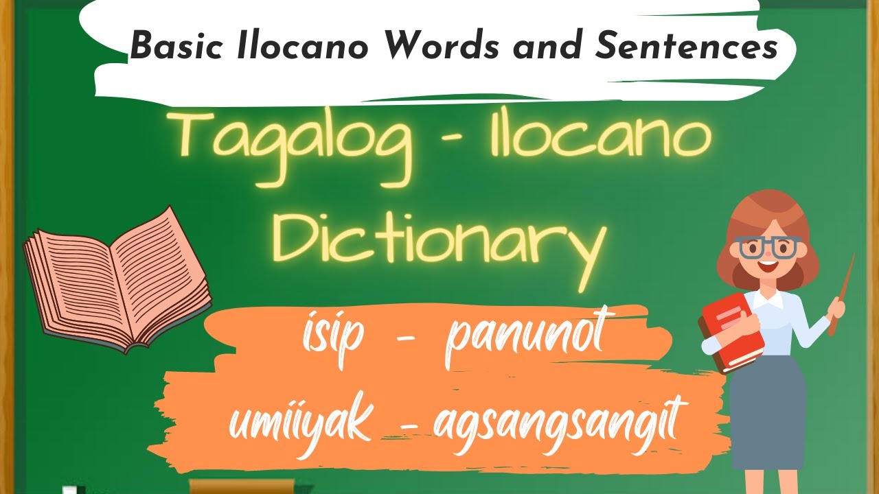 Tagalog Ilocano Dictionary Learn Basic Ilocano Youtube