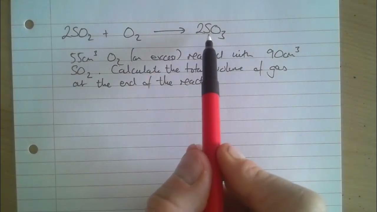Gas Volume Calculations - GCSE Chemistry - YouTube