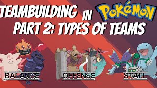 How to Teambuild in Pokemon - Part 2: What types of teams are there? | Competitive Pokemon EXPLAINED