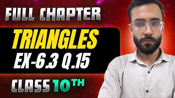 A VERTICAL POLE OF LENGTH 6m CAST A SHADOW 4m LONG| EX- 6.3 | Q. 15 | BY MOHIT SIR