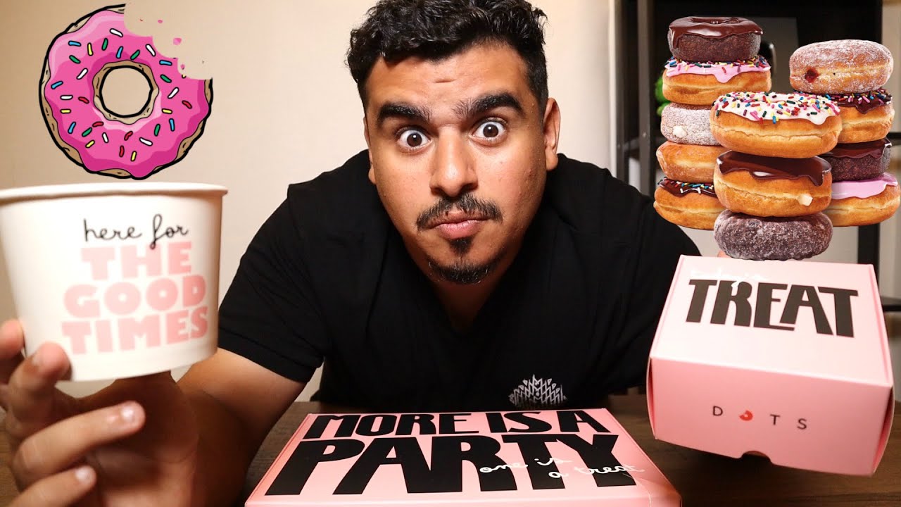 تجربة اشهر انواع الدونات في دوتس !! 🍩😋 | DOTS