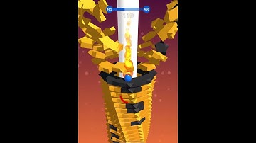 Stack Ball 3D Level 465 Gameplay (iOS,Andriod) #shorts #stackball3d #stackball