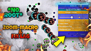 agario TUTORIAL-MOD MENU-ZOOM+FIX LAG&FAST MACRO | 2.17.5🔥!