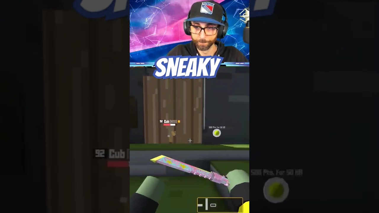 sneaking up on the opponent and grabbing the KR flower