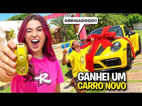 GANHEI UM CARRO NOVO DA EMILLY *Fiquei emocionado !