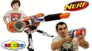 Нерф Элит Рино Фаер Бластер. Игрушки против Нерф. Nerf Elite Rhino Fire. Unboxing