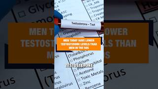 Men Today Have Lower Testosterone Levels Than Men in the 50s