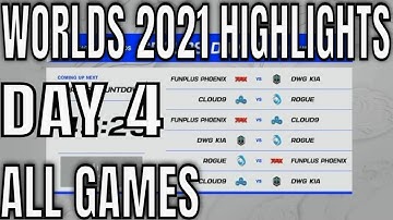 Worlds 2021 Day 4 Group A Highlights ALL GAMES