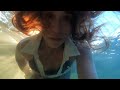 Swimming Underwater Clothed | At A Pier | Sunset Ocean Adventure