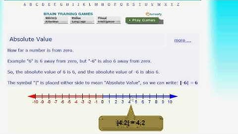 Introduction to Absolute Value with Order of Operations
