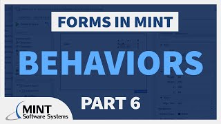 Forms in MINT (Behaviors) - Part 6