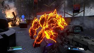 Doom SnapMap Gameplay Live Commentary - "Strike: The research Labs"