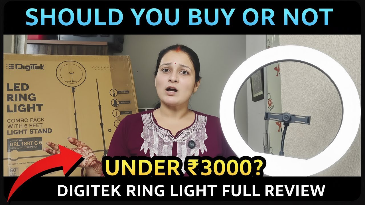 Best Ring light under 3k? | For Content Creators YouTube Video & Reels | Unboxing & Full Review