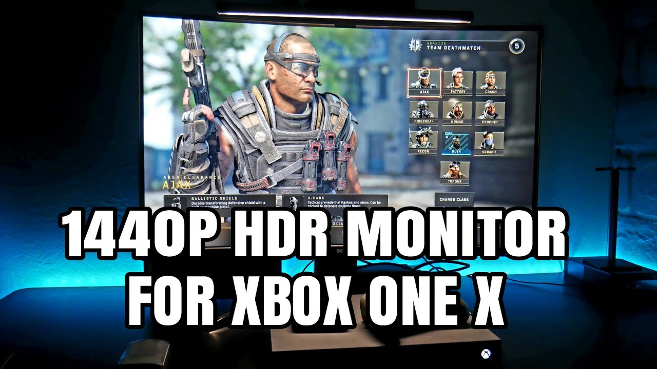 BenQ EX3203R Monitor with Xbox one X - YouTube