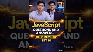 Top 10 JavaScript Interview Questions and Answers | Advanced | Set 10