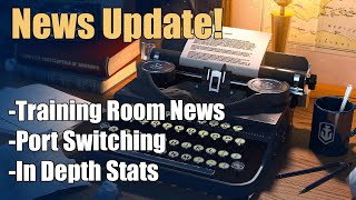 News Update: Training Rooms This Year | World of Warships Legends | 4k