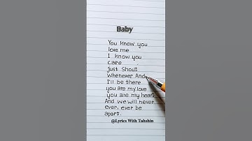 Thumbnail of Justin Bieber - Baby (Lyrics) Feat. Ludacris