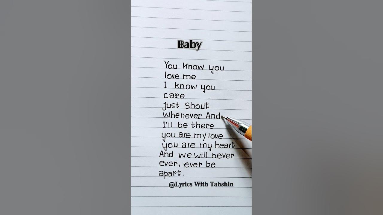 Justin Bieber - Baby (Lyrics) Feat. Ludacris