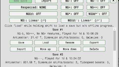 What is the best mod in antimatter dimensions?