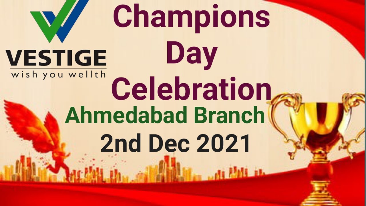 Vestige Champions Day Celebration at Ahmedabad Branch Office 2nd December 2021
