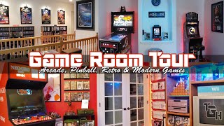 2020 Game Room Tour! Full Access! Arcade, Pinball, RETRO & Modern Games! screenshot 3