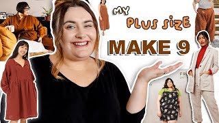 MY MAKE 9 SEWING CHALLENGE & FABRICS FOR 2022 \\ PLUS SIZE & BEGINNER  🌼