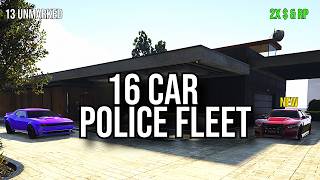 16 Police Car  Showcase: 13 Unmarked & 3 Marked (2X Dispatch Work)