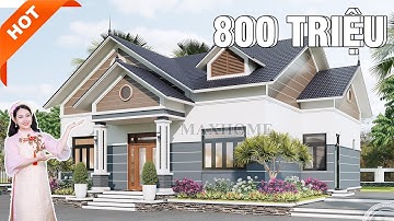 CHIÊM NGƯỠNG MẪU NHÀ VƯỜN MÁI THÁI SIÊU ĐẸP Ở BẮC GIANG - MH00557