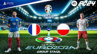 FC 24 - France vs. Poland | UEFA EURO 2024 Group D | PS5™ [4K60]
