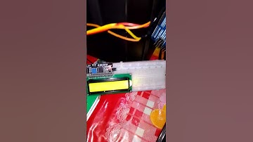 I2C Display Driver Interfacing with 16x2 LCD Display #shorts