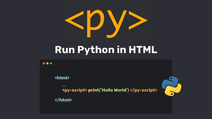 PyScript - Run Python in the Browser! THE END of JavaScript???