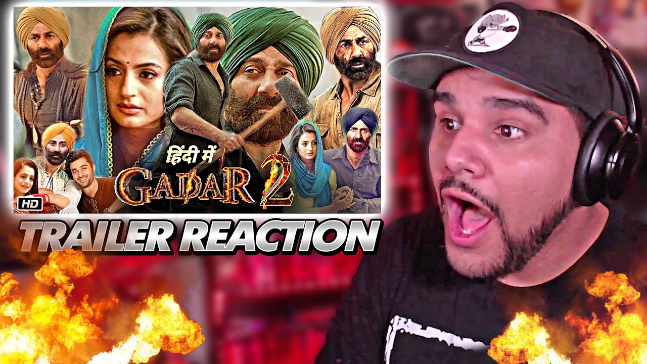 *AMERICAN REACTS *Gadar 2 *Trailer Reaction*  *THE INDIAN JOHN WICK!* India
