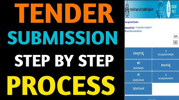 Eprocurement Karnataka Tender Submission Process| Step By Step Procedure