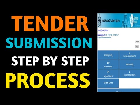 Eprocurement Karnataka Tender Submission Process| Step By Step Procedure