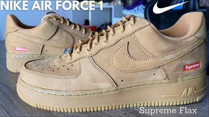 UNBOXING Supreme x Nike Air Force 1 Low Wheat - How Long Will