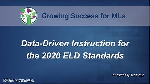 Data-Driven Instruction Formative and Summative Assessment Strategies  - ESL Teachers