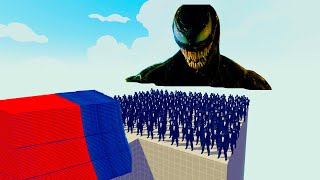 100x VENOM + GİANT vs 2x EVERY GOD  Totally Accurate Battle Simulator TABS