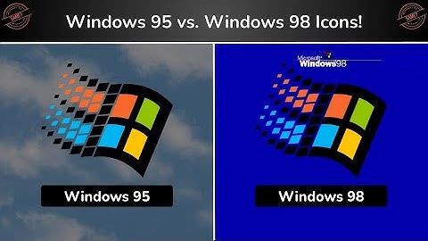 Windows 95 and Windows 98 Icon Comparison!