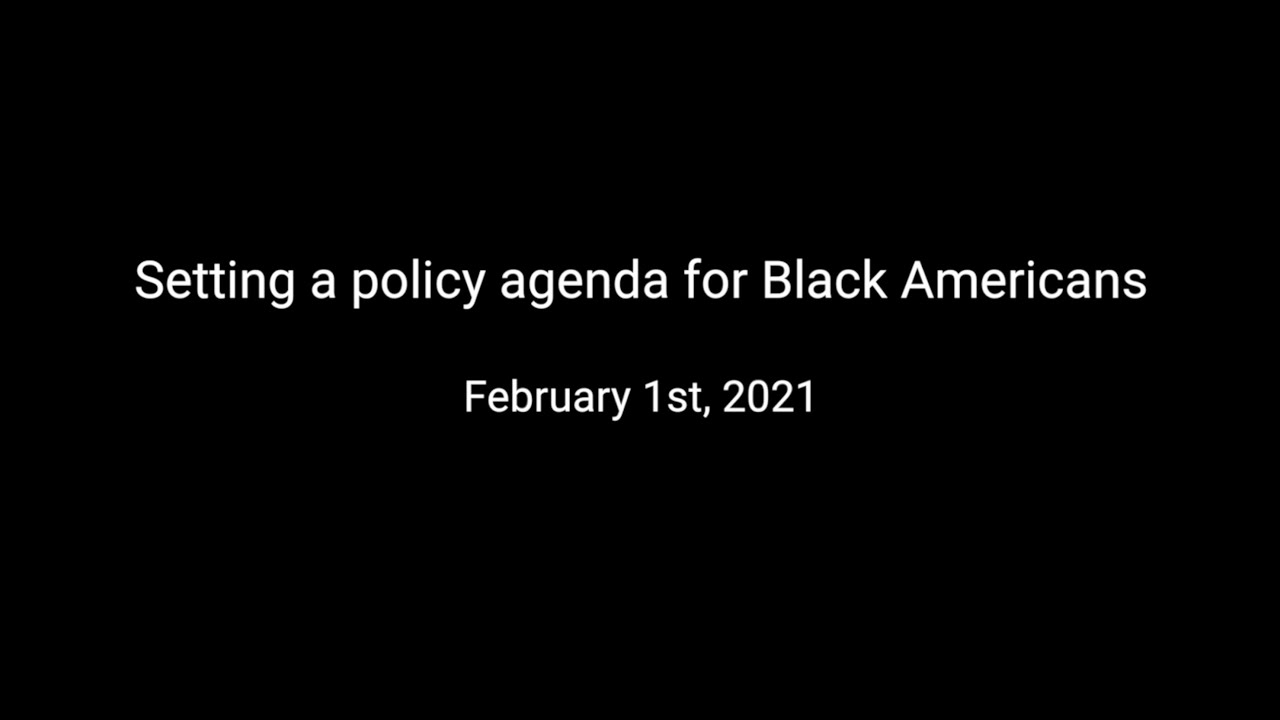 Setting a policy agenda for Black Americans